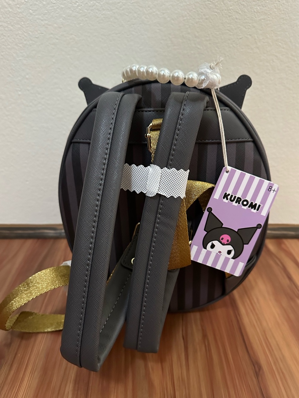 NWT Loungefly Sanrio Kuromi 20th anniversary Pearl-Handle backpack - Picture 5 of 5